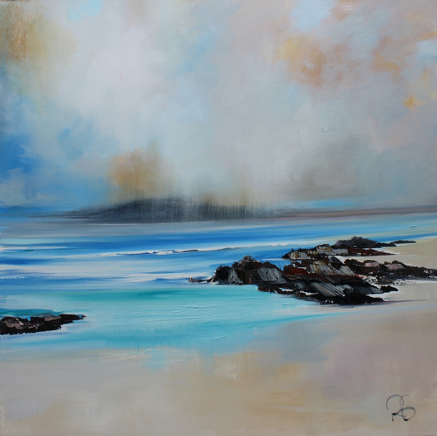 'Mist Hanging over the Isles' by artist Rosanne Barr